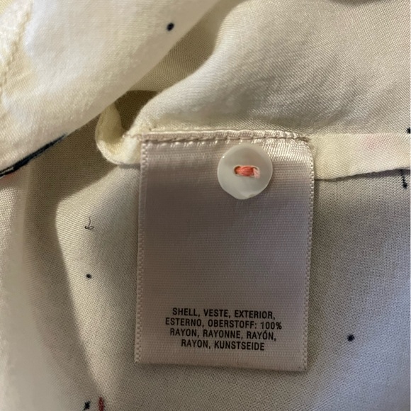 Maeve Anthropologie Larkin Skier Ski Resort Button Up
Shirt Blouse Size 6 - Picture 7 of 10